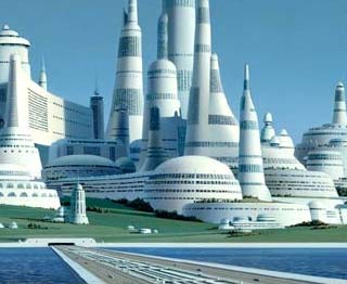 Město na planetě Alderaan